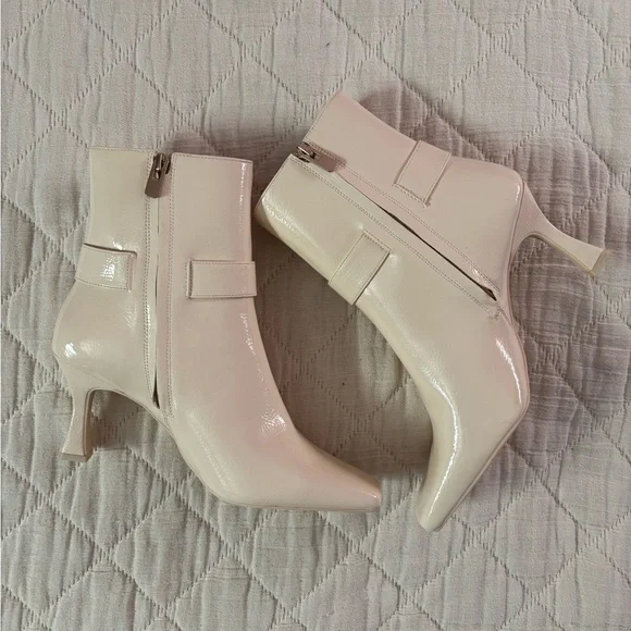 Giani Bini Cream Ankle Booties Sz 8.5 NWOT | Giani Bini Ankle Booties | Booties- - Picture 2 of 7